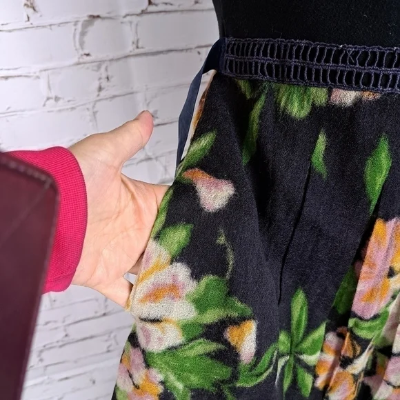 FREE People Crochet Embroidered‎ Wool Blend Mini Dress - Picture 10 of 13